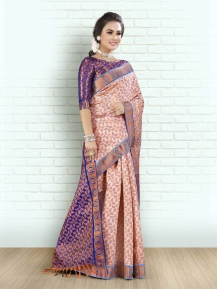 Copper Silk Saree